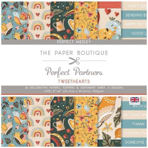 The Paper Boutique - Perfect Partners - Tweethearts (8"x8" Medley)