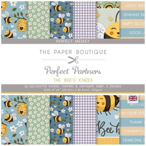 The Paper Boutique - Perfect Partners - The Bee's Knees (8 in x 8 in Medley)