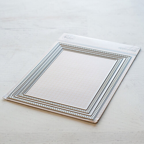Pinkfresh Studio Dies - Essentials: Diagonal Stitched Rectangles PF002ES