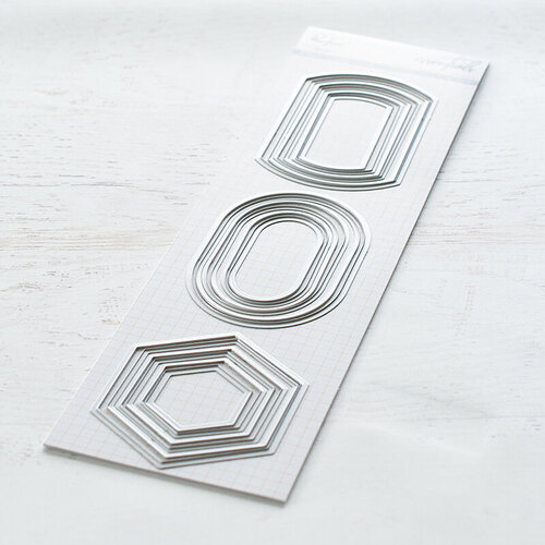 Pinkfresh Studio Dies - Essentials: Basic Label Frames PF009ES