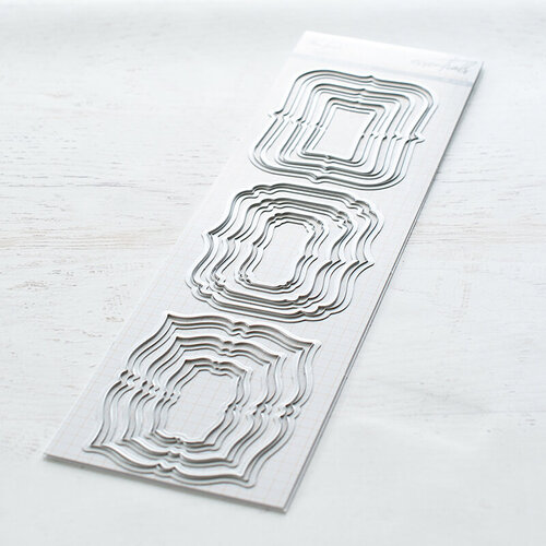 Pinkfresh Studio Dies - Essentials: Fancy Label Frames PF016ES