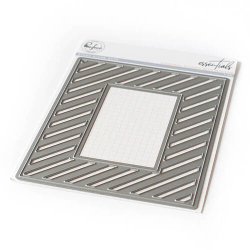 Pinkfresh Studio Dies - Essentials: Diagonal Stripes With Window PF022ES