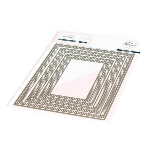 Pinkfresh Studio Essentials Dies - Blanket Stitch Rectangle PF077ES