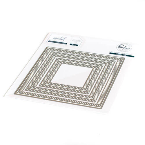 Pinkfresh Studio Essentials Dies - Blanket Stitch Square PF078ES