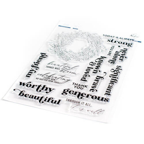 Pinkfresh Studio Clear Stamps Set 6"x8" - Known & Loved PF105221