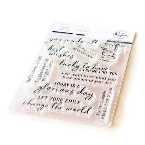 Pinkfresh Studio Clear Stamps 4"X6" - Heart Smiles 154322