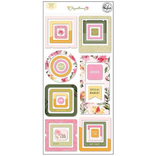 Pinkfresh Studio - Chrysanthemum Collection - Chipboard Frames 172722