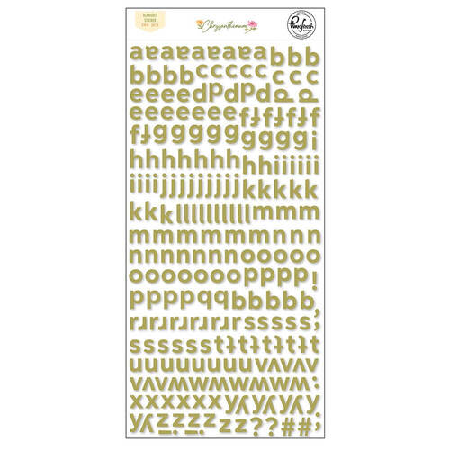 Pinkfresh Studio - Chrysanthemum Collection - Mini Alpha Stickers 173022