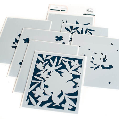 Pinkfresh Studio Stencil - Blooming Peony 182322
