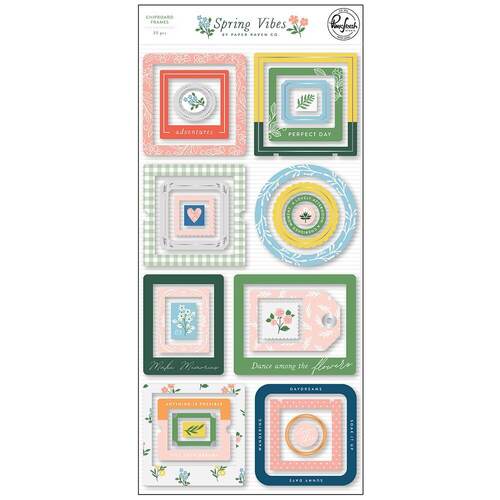 Pinkfresh Studio - Spring Vibes Collection - Chipboard Frames 188423