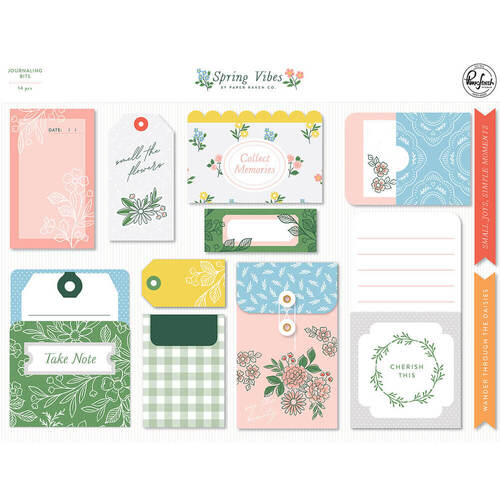 Pinkfresh Studio - Spring Vibes Collection - Journaling Bits 188623