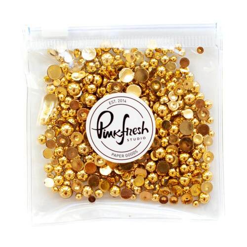 Pinkfresh Jewel Metallic Pearls - Gold PFJEWELS-073