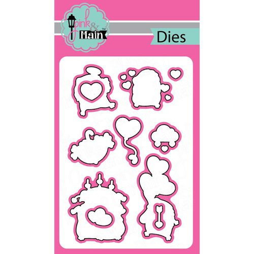 Pink & Main Dies - Hedgehugs PNM129
