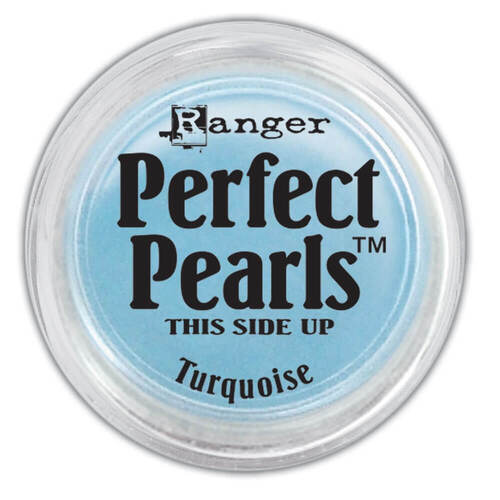 Ranger Perfect Pearls Pigment Powder .25oz - Turquoise