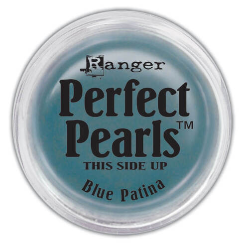 Ranger Perfect Pearls Pigment Powder .25oz - Blue Patina