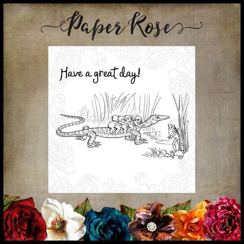 Paper Rose Snugglepot & Cuddlepie Clear Stamp - Great Day 17418