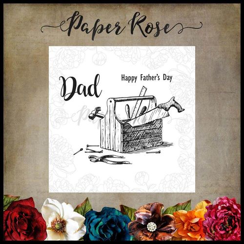 Paper Rose Clear Stamp - Toolbox 17481