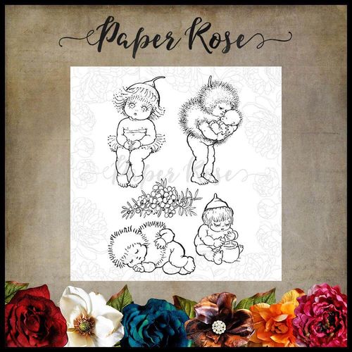 Paper Rose Snugglepot & Cuddlepie Clear Stamp - Bush Babies 17529