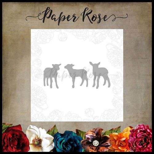 Paper Rose Dies - Three Little Lambs 17721