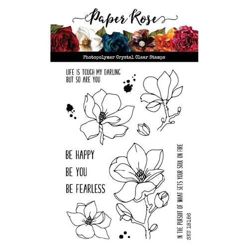 Paper Rose Clear Stamp - Lovely Florals Magnolia (4x6) 18186