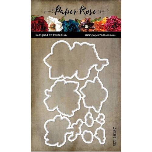 Paper Rose Dies - Lovely Florals Magnolia 18187