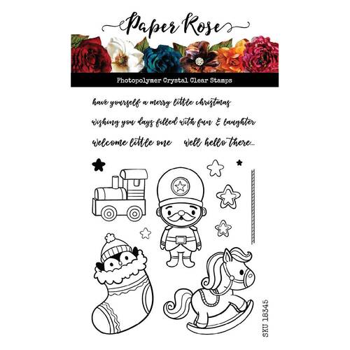 Paper Rose Clear Stamp - Merry Little Christmas Ornaments (4x6”) 18345