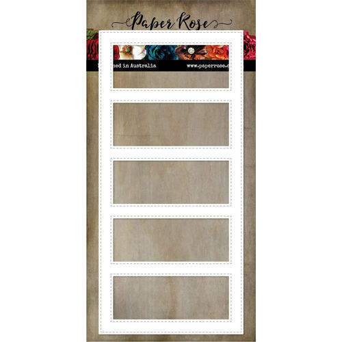 Paper Rose Dies - Slimline Card Creator 1 - Rectangles 20871