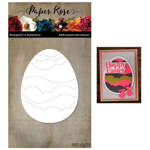 Paper Rose Dies - Scalloped Waves Egg 21273