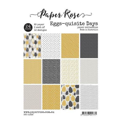 Paper Rose Paper Pack - Eggs-Quisite Days (A5) 24pc 21636