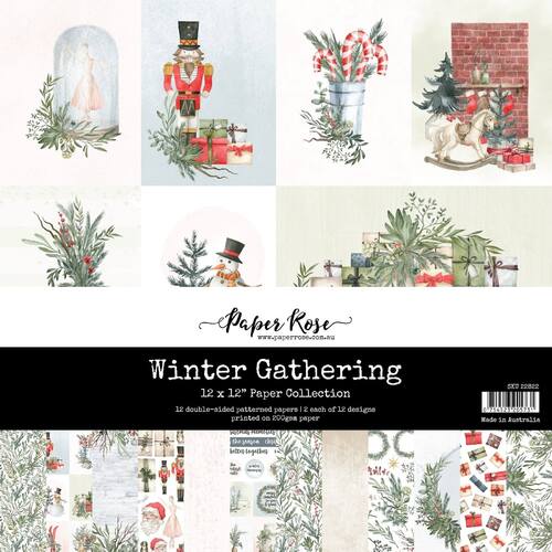Paper Rose 12x12 Paper Collection - Winter Gathering 22822