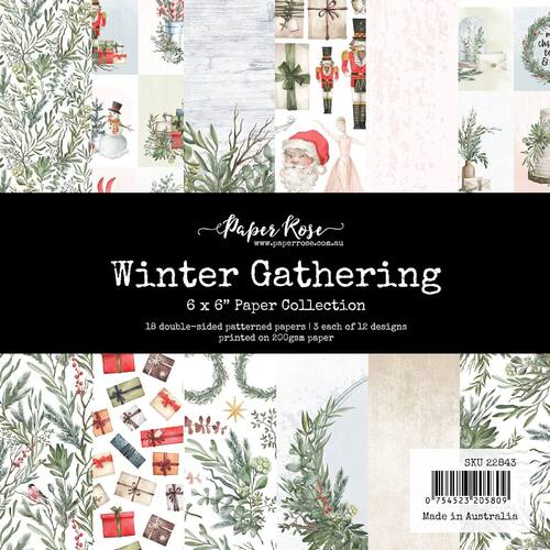 Paper Rose 6x6 Paper Collection - Winter Gathering 22843