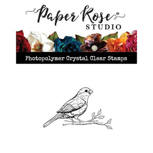 Paper Rose Clear Stamp - Little Bird 24106