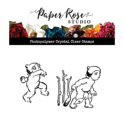 Paper Rose Clear Stamp - May Gibbs Chuckebud & Wunkydoo - Cricket 2 24472