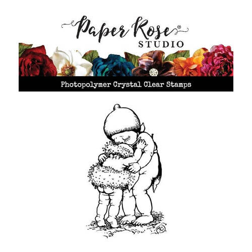 Paper Rose Clear Stamp - Snugglepot & Cuddlepie - Hugs 24481