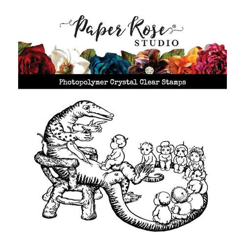 Paper Rose Clear Stamp - May Gibbs Mr Lizard Teaching 24490