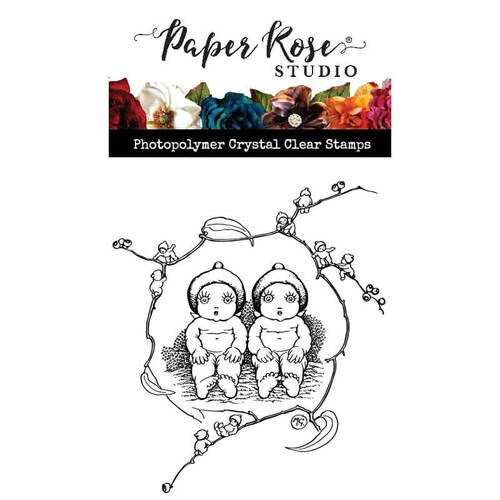 Paper Rose Clear Stamp - Snugglepot and Cuddlepie - Branch Frame 24499
