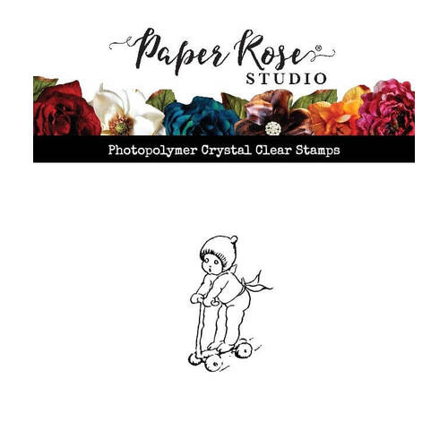 Paper Rose Clear Stamp - Snugglepot and Cuddlepie - Scooter 24511
