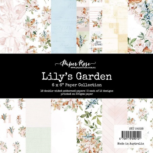 Paper Rose 6x6 Paper Collection - Lily's Garden 24538