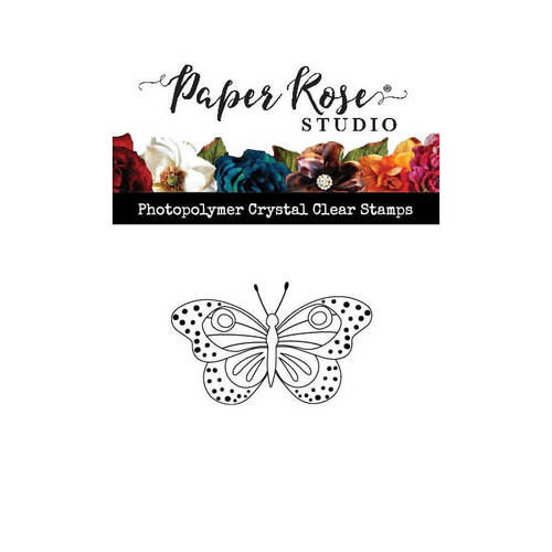 Paper Rose Clear Stamp - Fiona Butterfly 24625