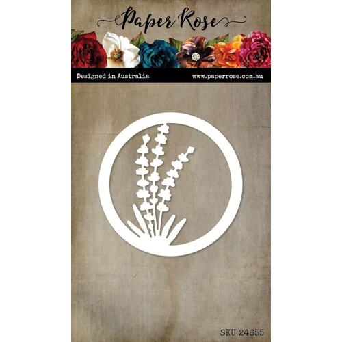 Paper Rose Dies - Lavender Circle 24655