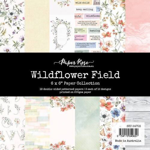 Paper Rose 6x6 Paper Collection - Wildflower Field 24703