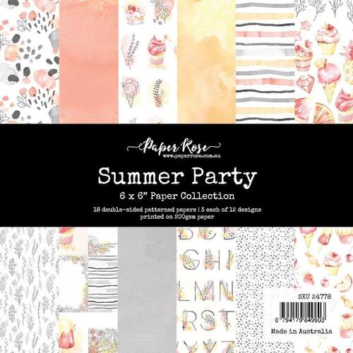 Paper Rose 6x6 Paper Collection - Summer Party 24778