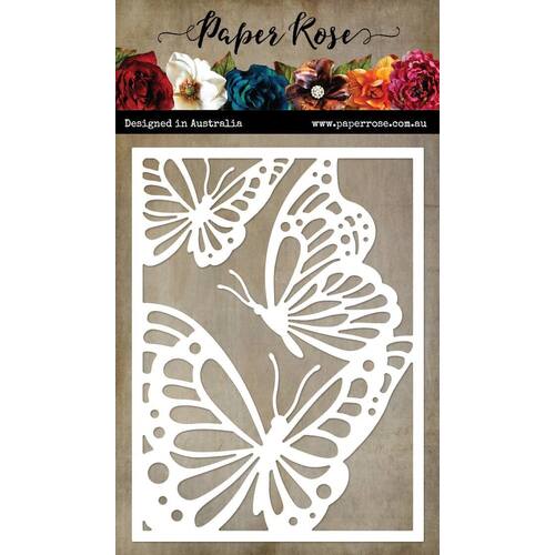 Paper Rose Dies - Butterfly Coverplate 25114