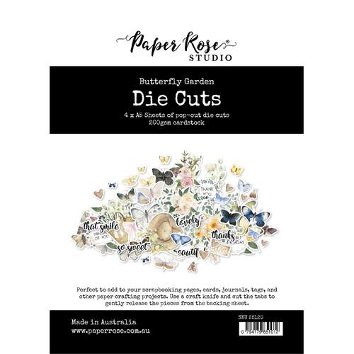 Paper Rose Diecuts - Butterfly Garden 25120