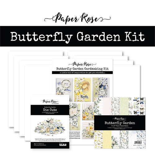Paper Rose - Butterfly Garden Cardmaking Kit 25135