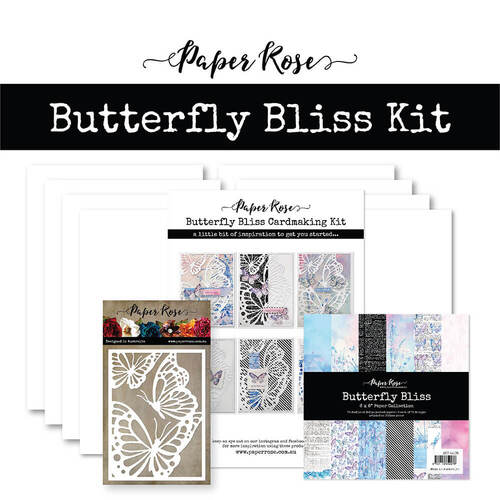 Paper Rose - Butterfly Bliss Cardmaking Kit 25138