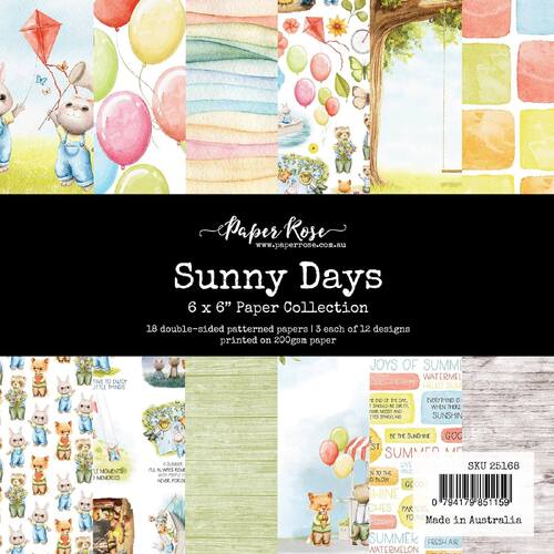 Paper Rose 6x6 Paper Collection - Sunny Days 25168
