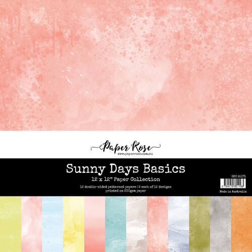 Paper Rose 12x12 Paper Collection - Sunny Days Basics 25171