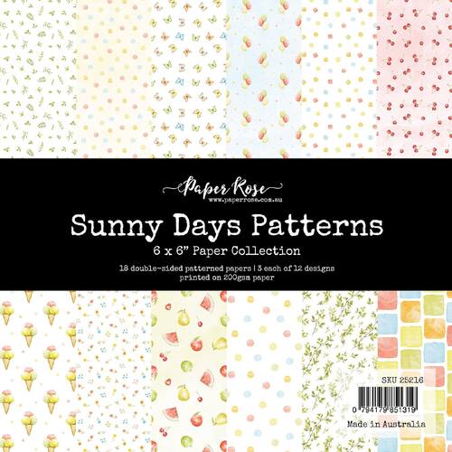 Paper Rose 6x6 Paper Collection - Sunny Days Patterns 25216