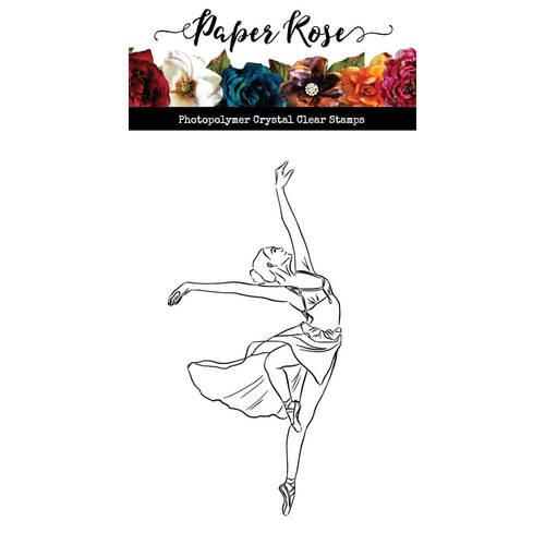 Paper Rose Clear Stamp - Dancer 27829